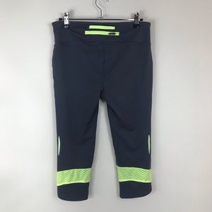 Under Armour Pants - UNDER ARMOUR | Neon Yellow & Gray HeatGear Capris Under Armour Pants - UNDER ARMOUR | Neon Yellow & Gray HeatGear Capris